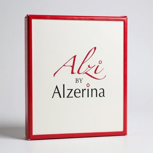 Alzi by Alzerina 24K Gold Magnolia Earrings Topaz Austrian Crystal Handmade NYC - Picture 4 of 7